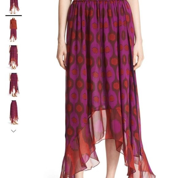Diane von Furstenberg Louella Silk Skirt (E15) - Picture 1 of 4